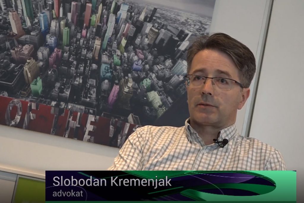 Slobodan Kremenjak speaking on freedom of expression for Kvaka 23